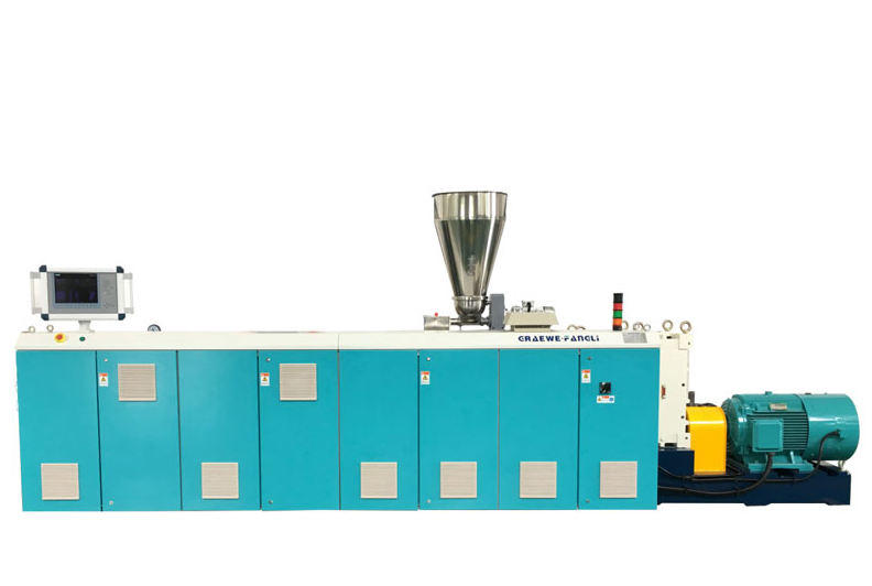 Αρχή του Counter Rotating Twin Screw Extruder