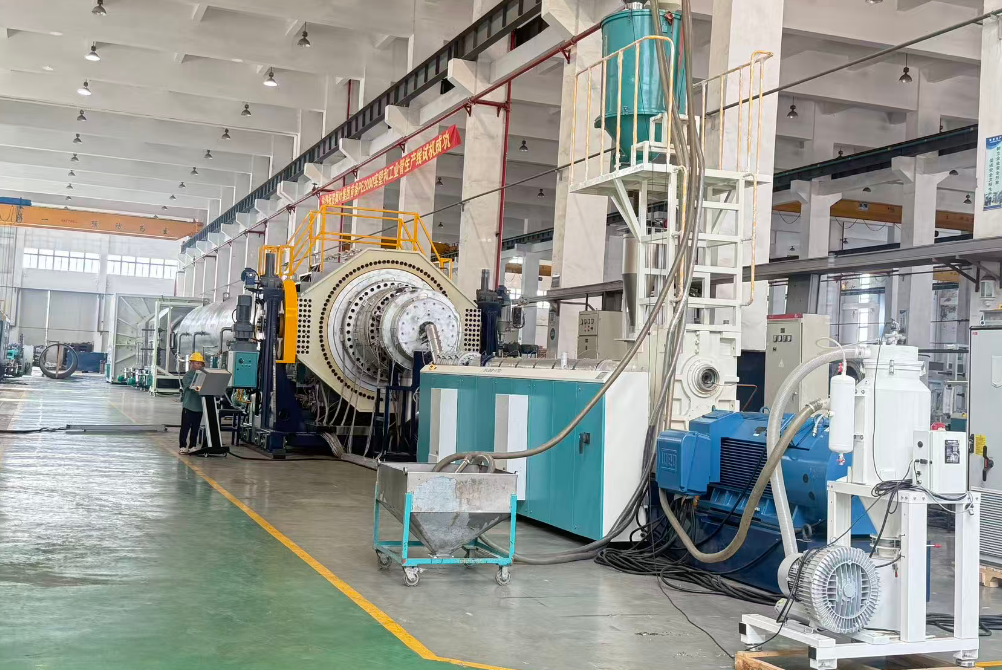 Η Fangli παρέδωσε με επιτυχία μια γραμμή παραγωγής PE2000 Pipe Extrusion